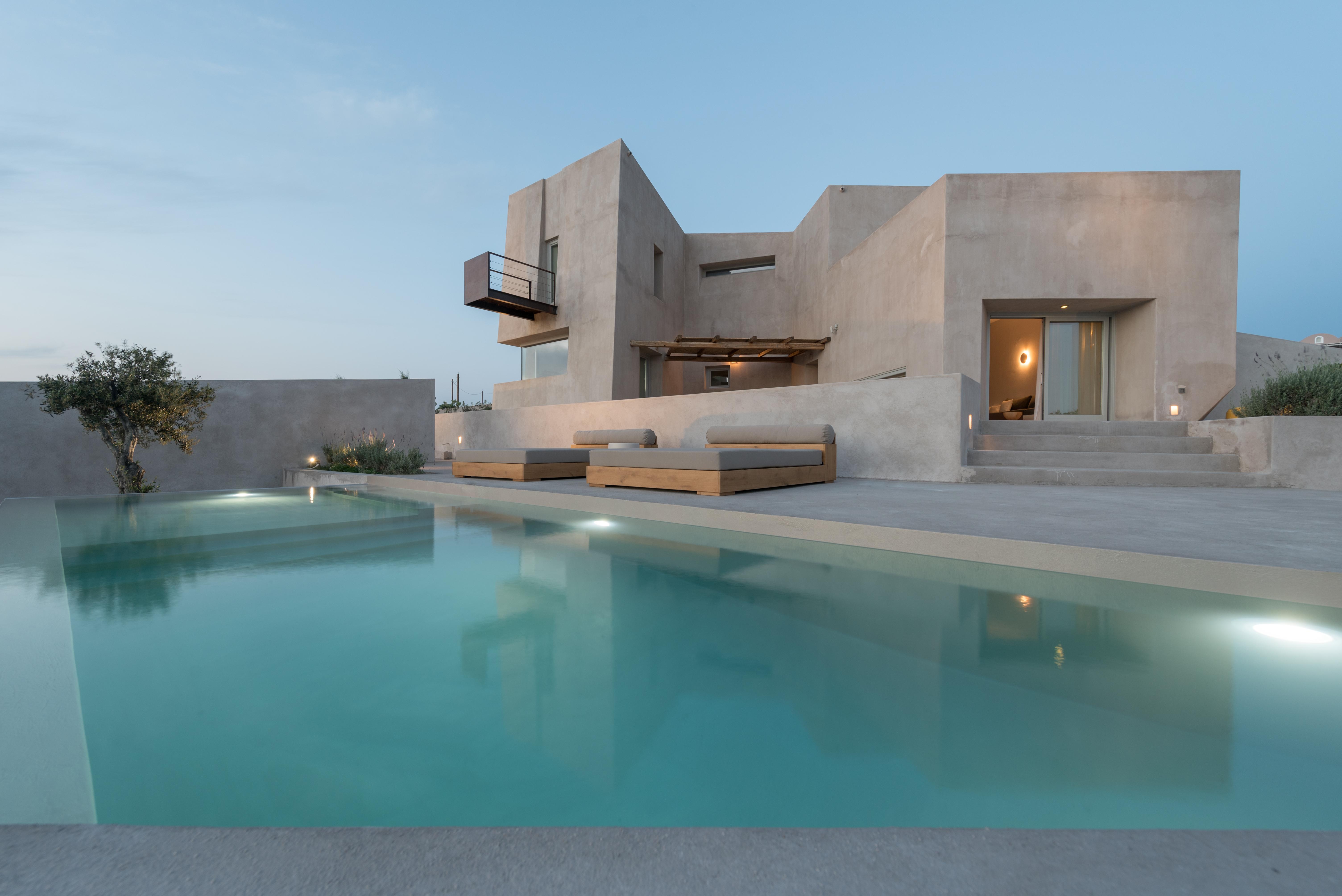 Albus Villas Pyrgos Kallistis Bagian luar foto